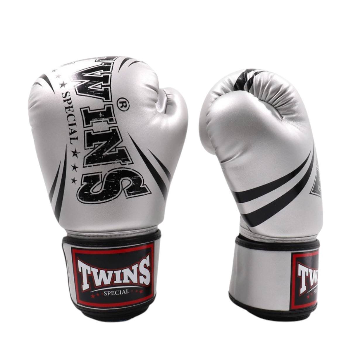 Gants de Boxe Twins TW6 Skintex Metal Velcro 3