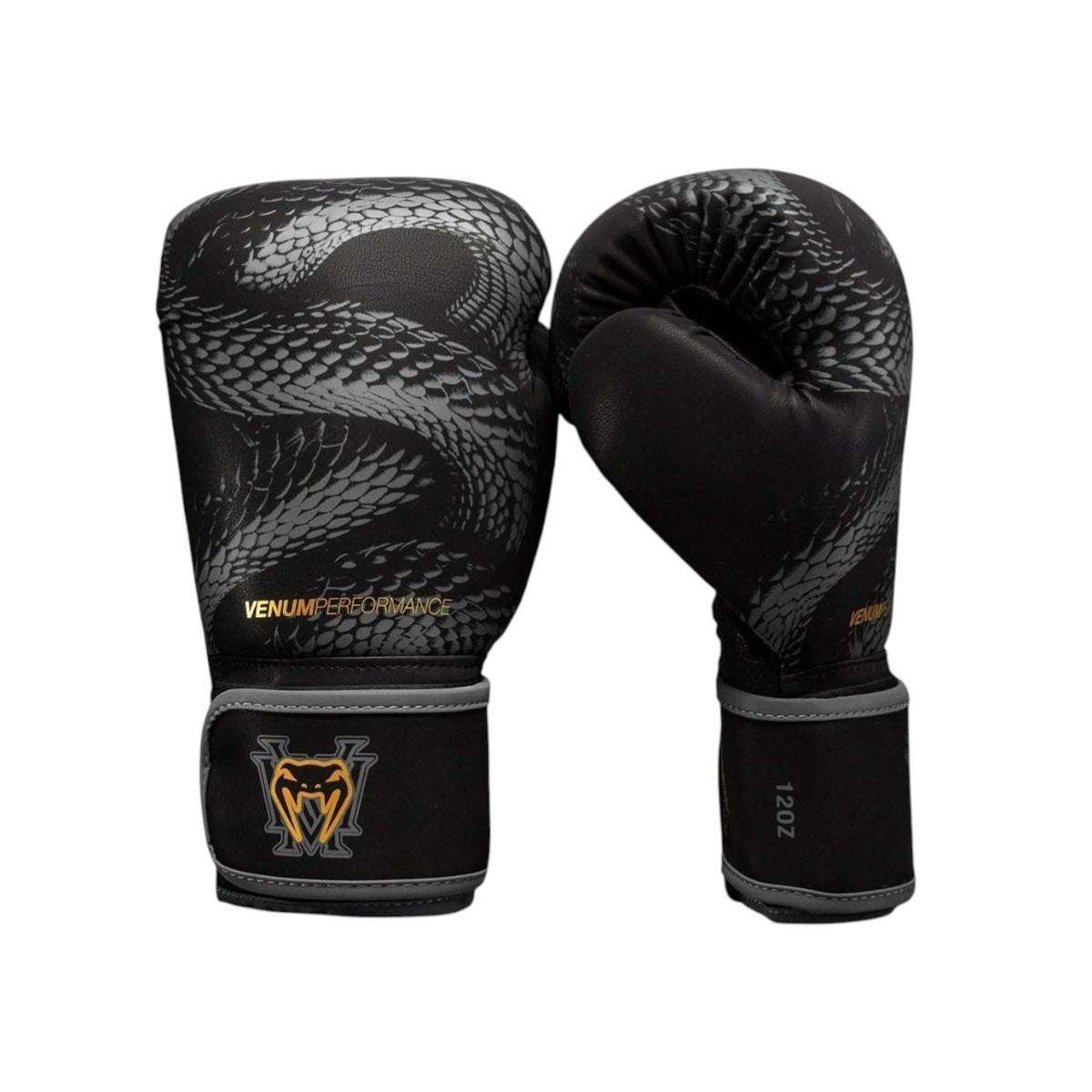 gants de boxe venum matupa noir gris or