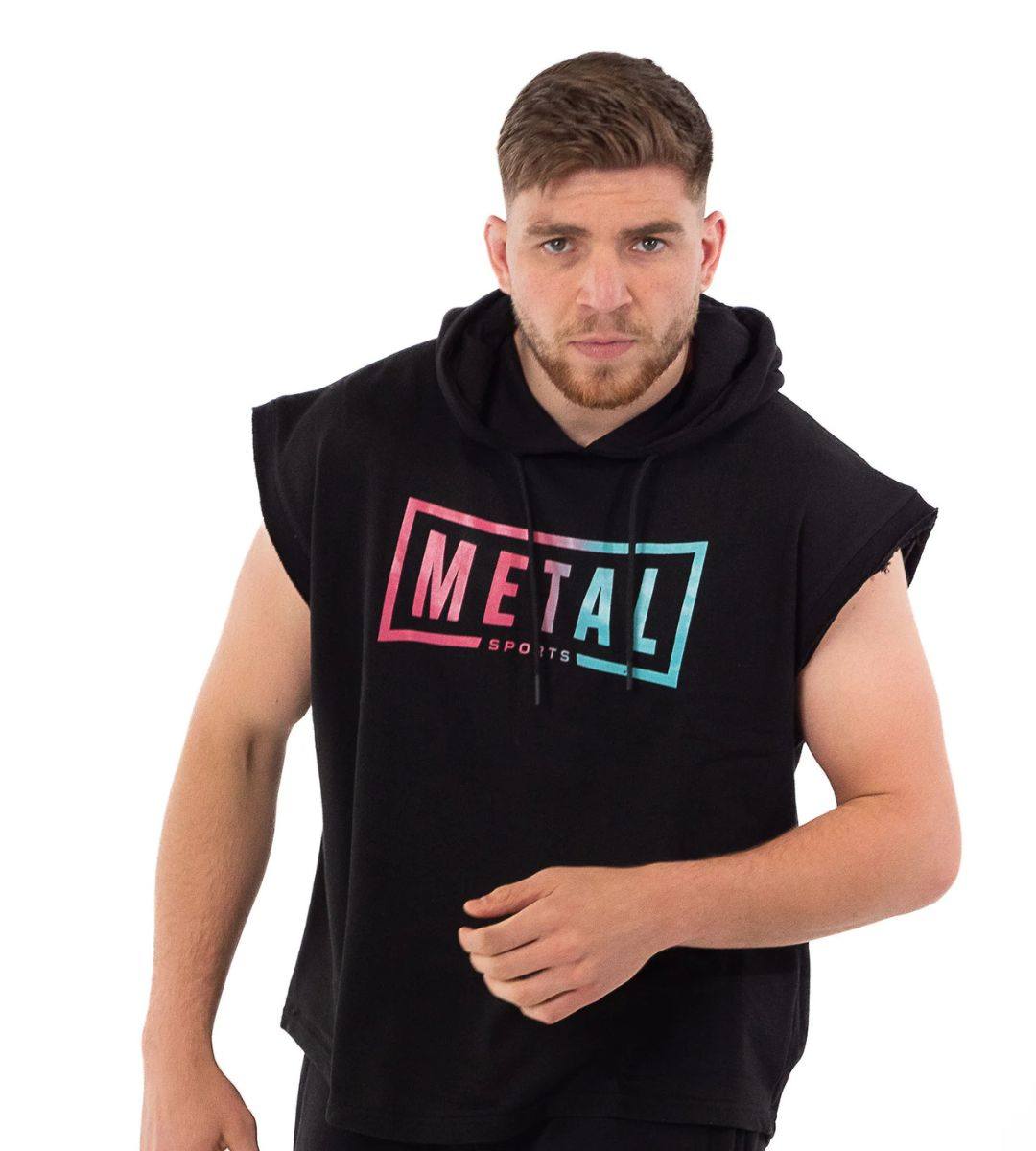 Sweat sans manches Metal Boxe Noir