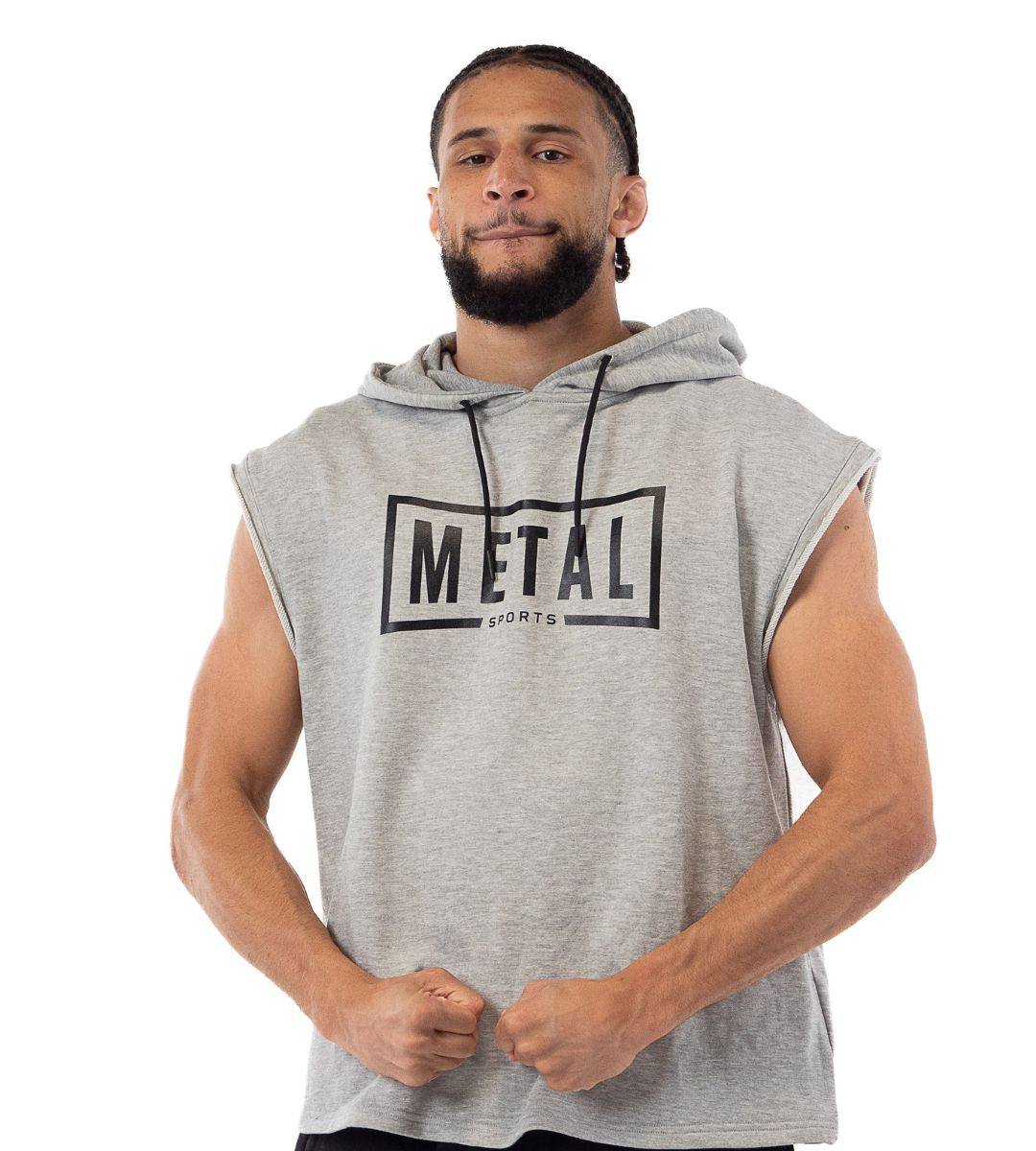 Sweat sans manches Metal Boxe Gris