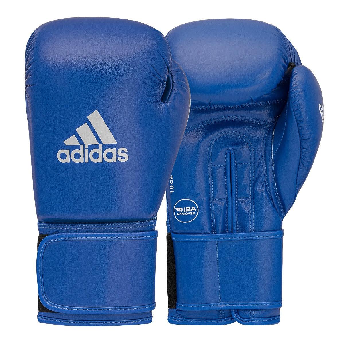Gants de Boxe Compétition Amateur IBA Adidas bleu