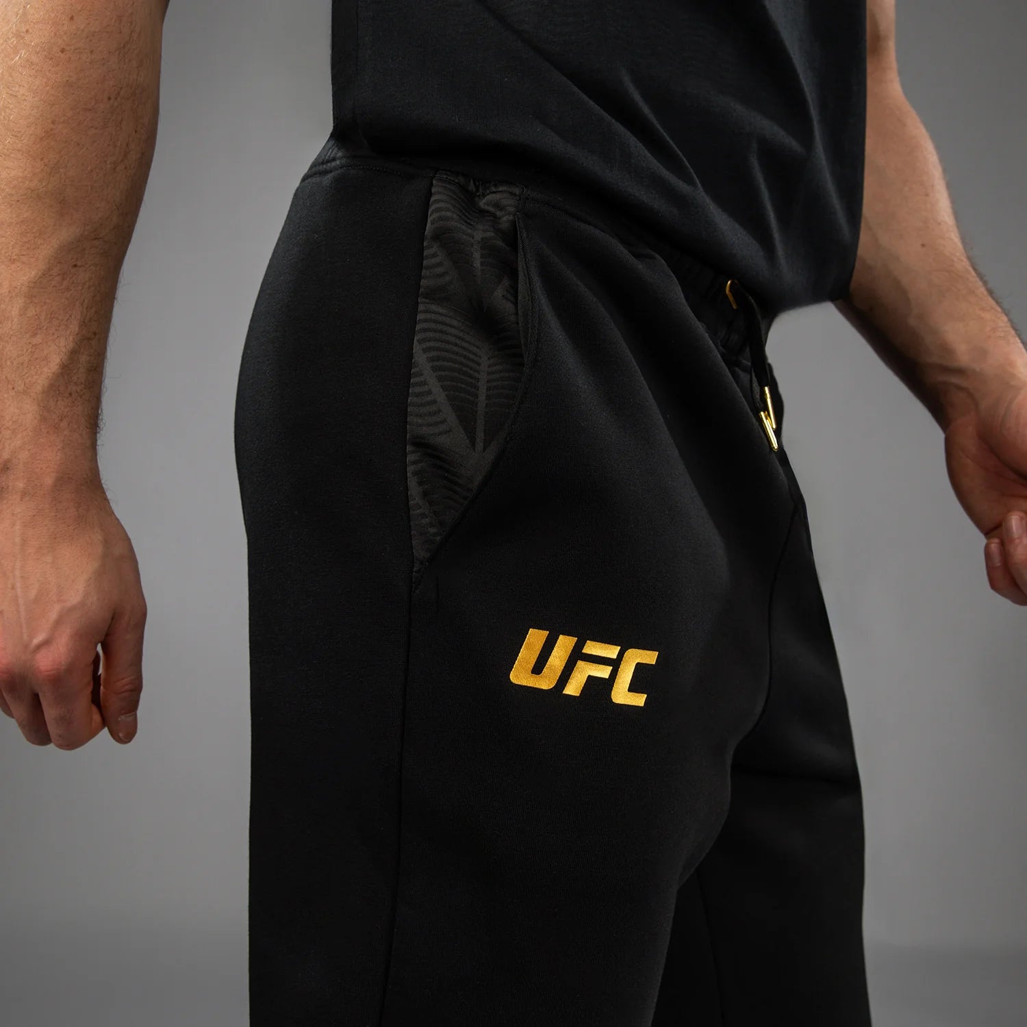 Joggers Venum UFC Zenith Replica Black/Gold – Officiel UFC
