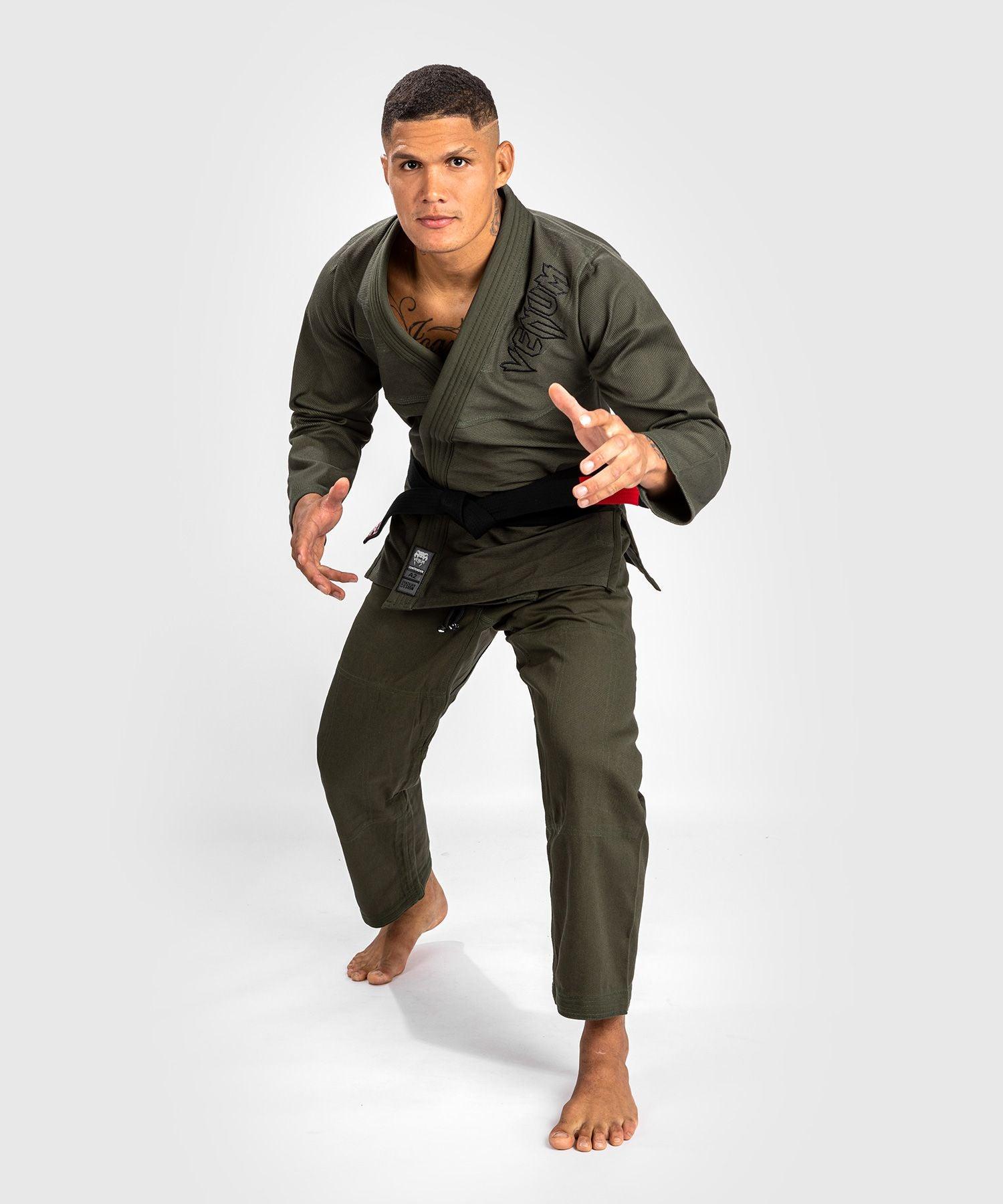 Kimono Jiu Jitsu Brésilien Venum Contender 2.0 - Kaki - Boutique des Arts Martiaux et Sports de Combat