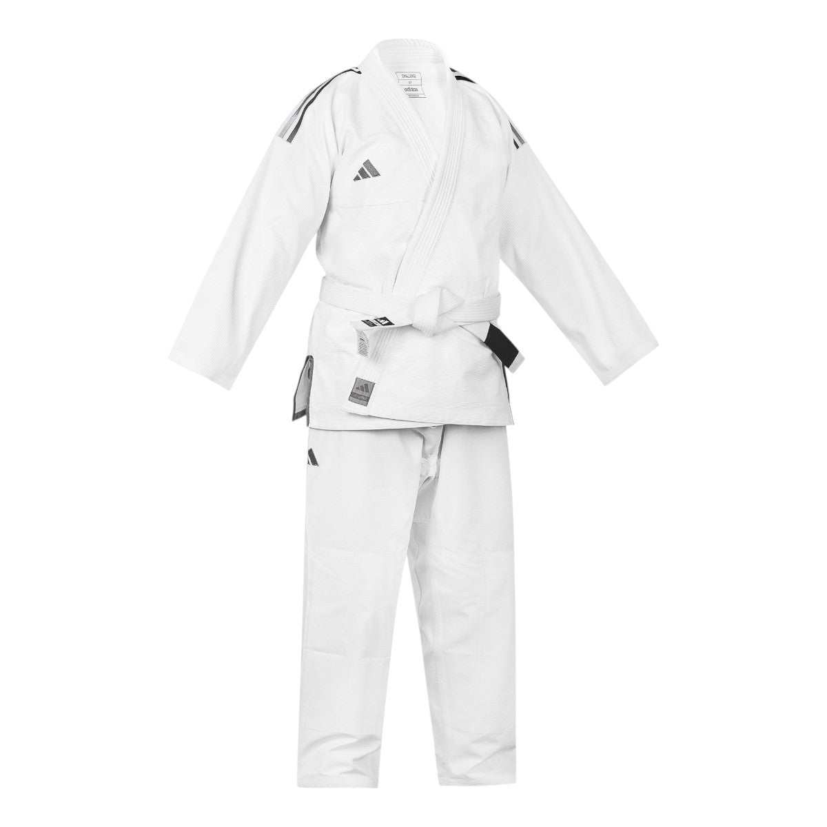 Kimono Jiu Jitsu Brésilien Gi Adidas Challenge 2.0 blanc avec renforcements genoux et pantalon Ripstop