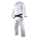 Kimono de judo Adidas J690 Quest – 690 g/m² - Blanc - Bandes Rouges