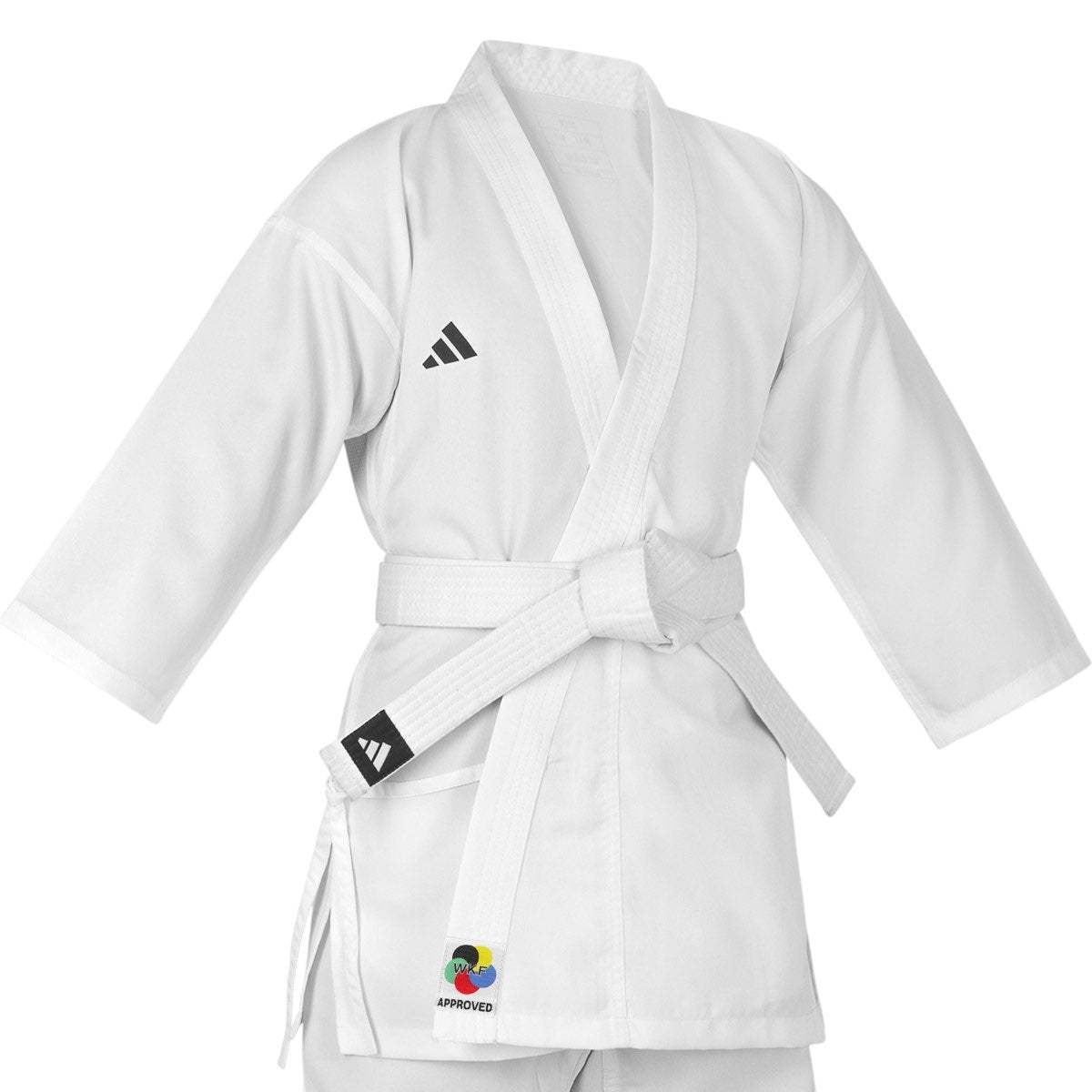 Kimono Karaté Enfant adidas K150 Kid blanc logo noir