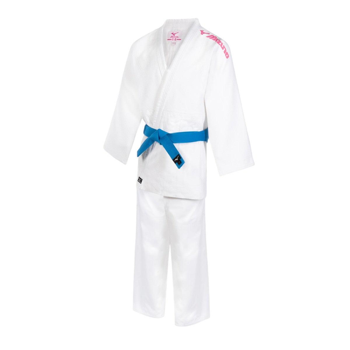 Kimono de judo Mizuno Keiko Rose brodé