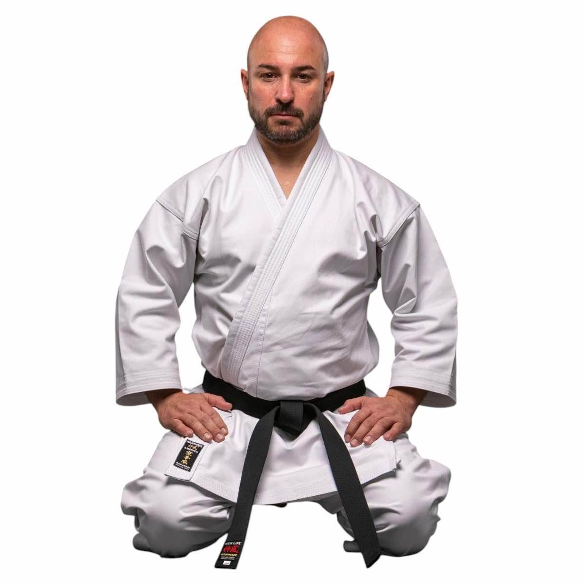 Kimono de karate kata America Kamikaze blanc