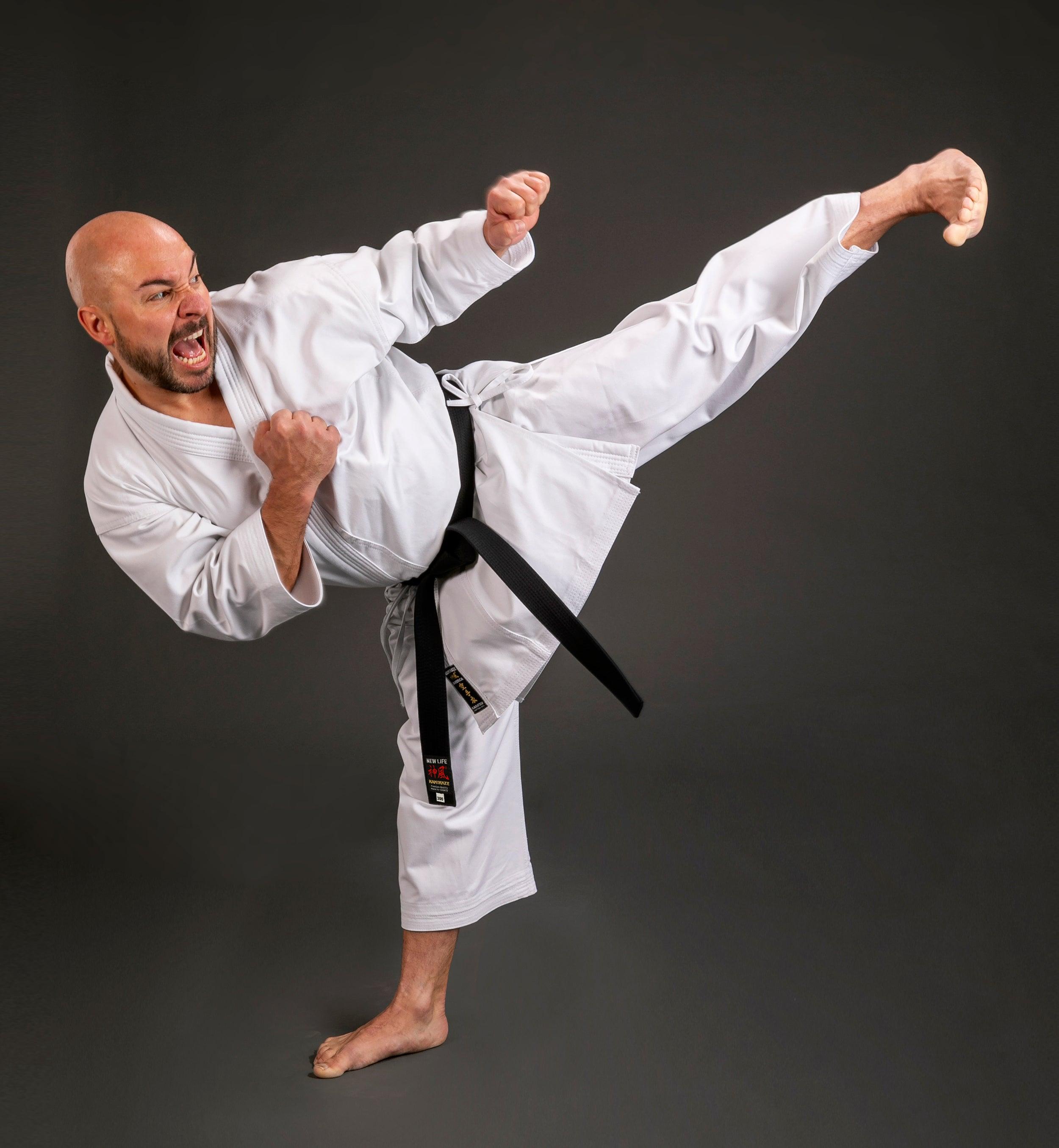Karategi, Kimono de karate kata America - Kamikaze - Boutique des Arts Martiaux et Sports de Combat