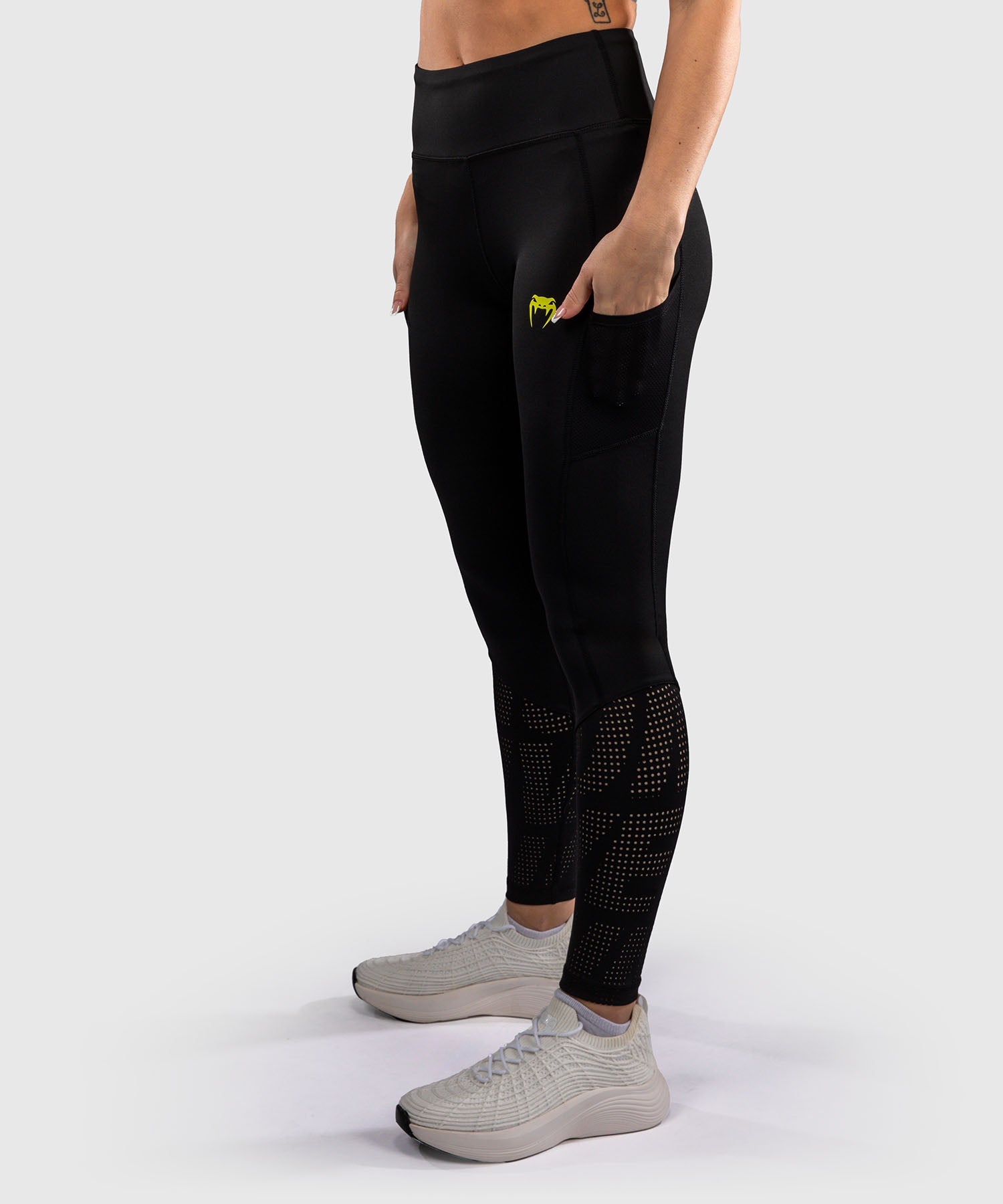 Legging Venum Lazer Pour Femme - Noir/Jaune
