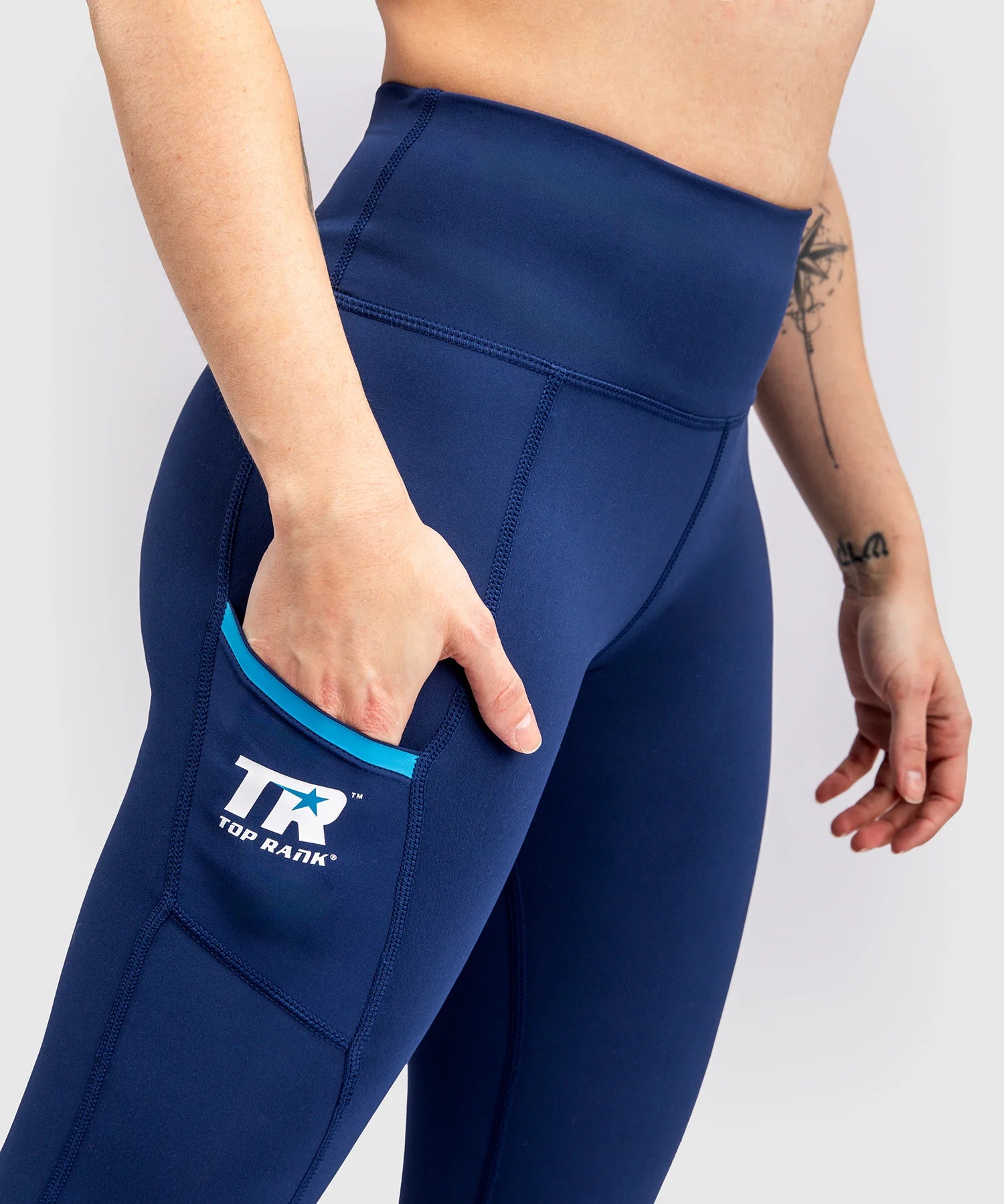 Leggins Femme 7/8 Venum X Top Rank Original  - Bleu Marine