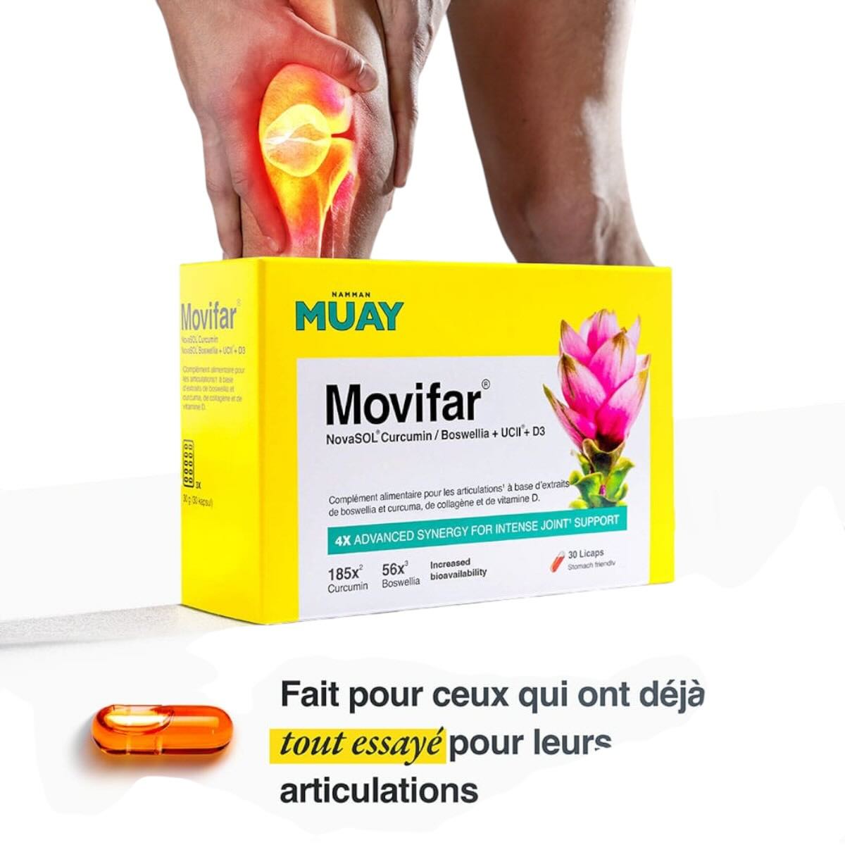Movifar Namman Muay – Complément Articulations 30 gélules