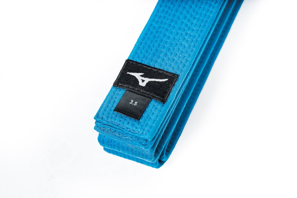 Ceinture Obi Pkt Arts Martiaux Mizuno blue