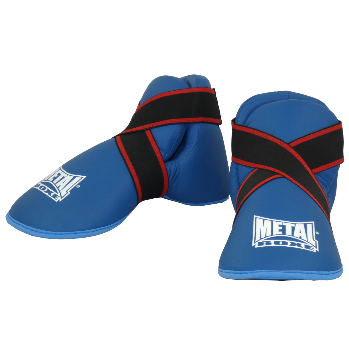 Protège-pieds Full Contact enfant Prima Metal Boxe bleu