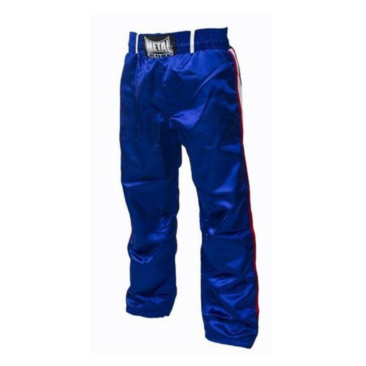 Pantalon de Full Contact Metal Boxe Bleu