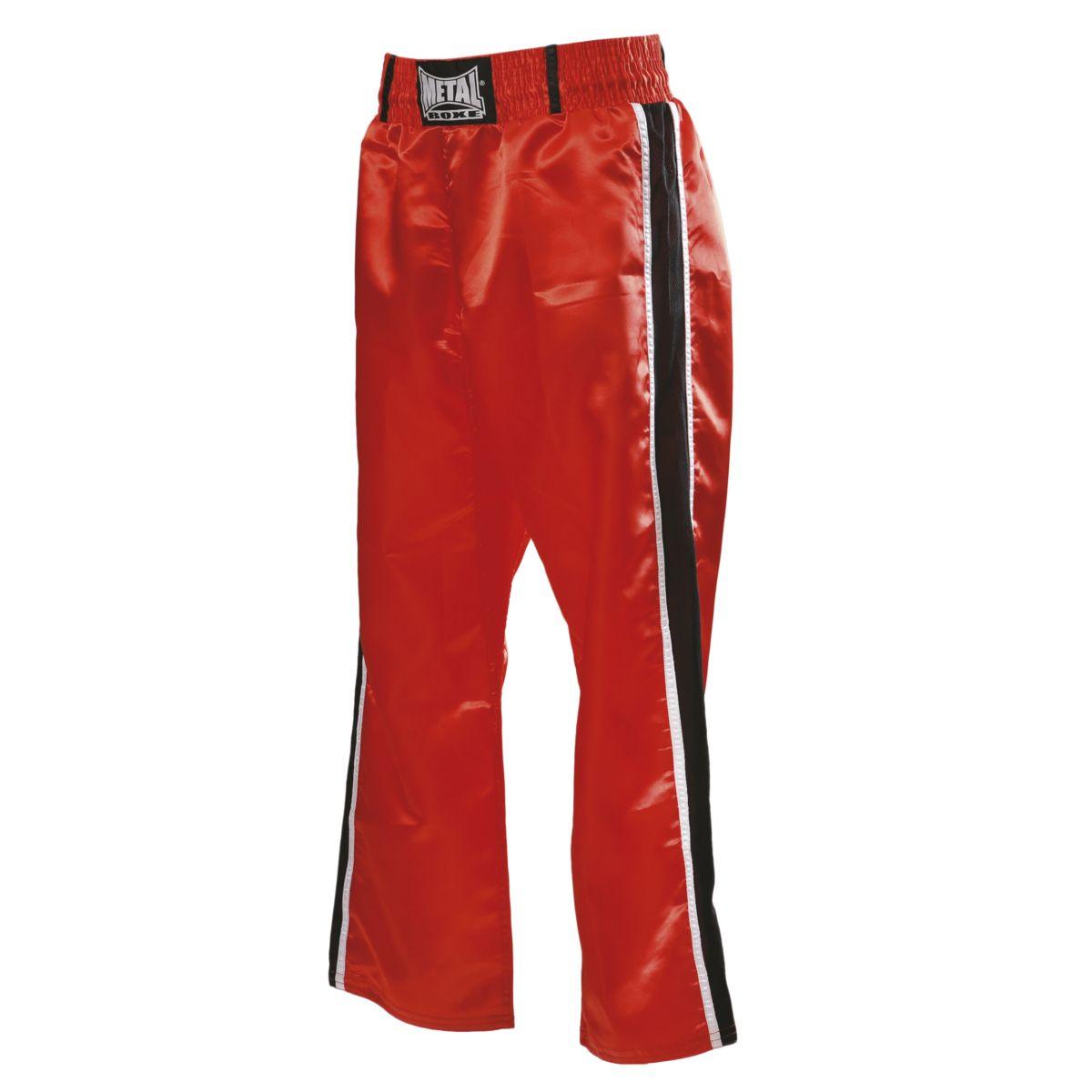 Pantalon de Full Contact Metal Boxe rouge