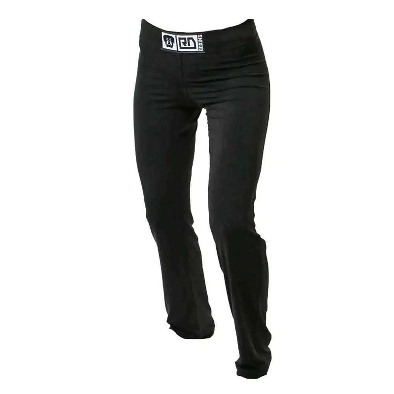 Pantalon de Boxe Française Femme RD Boxing - Noir