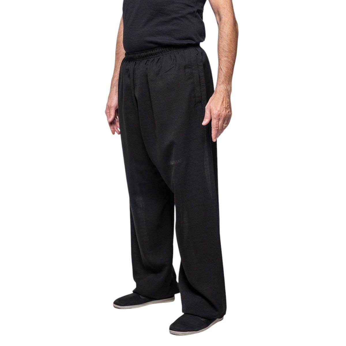 Pantalon de Kung Fu & Tai chi chuan en Lin FUJIMAE noir