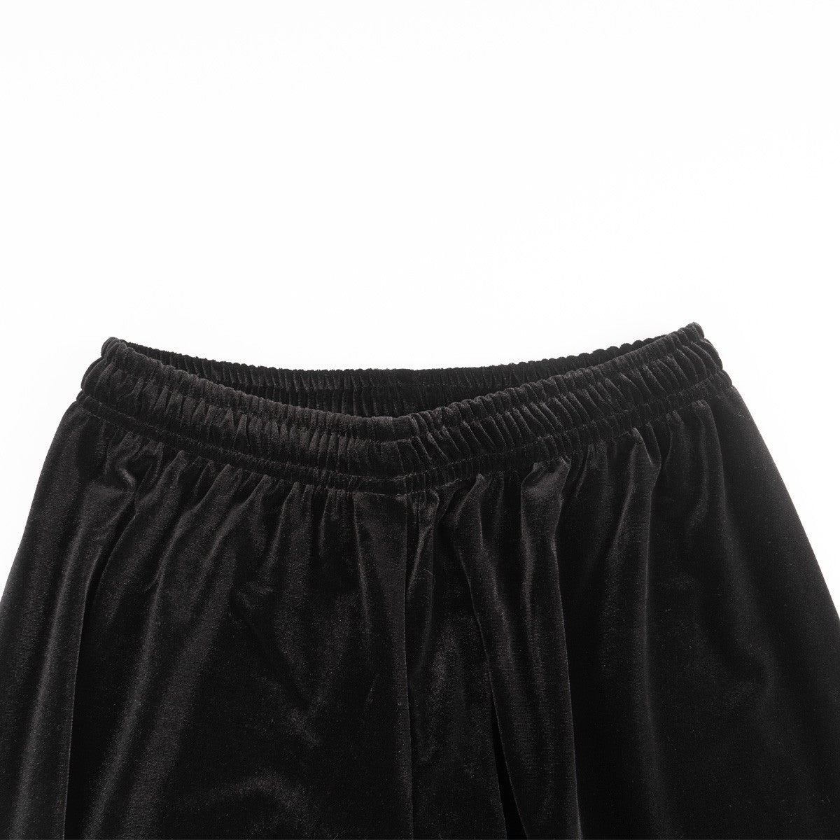 Pantalon de Tai Chi Qïng FUJIMAE en velour - Noir