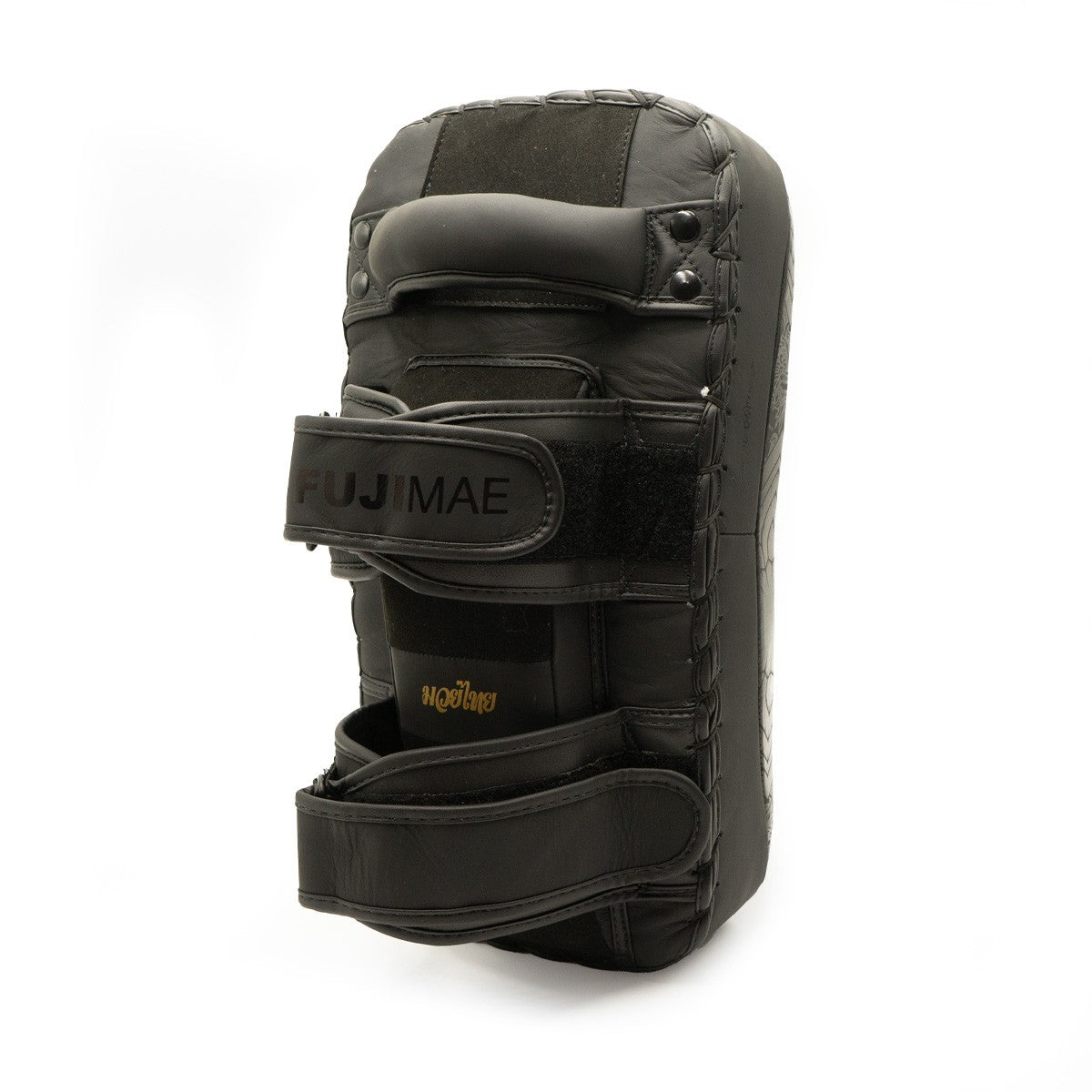 Pao Muay Thaï en Cuir FUJIMAE SakYant II - Noir & Or