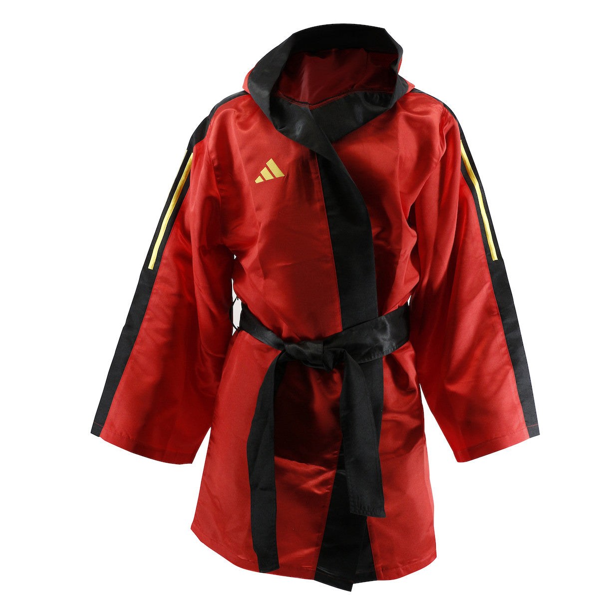 Peignoir de Boxe Pro Adidas avec capuche Rouge Qualite Supreme