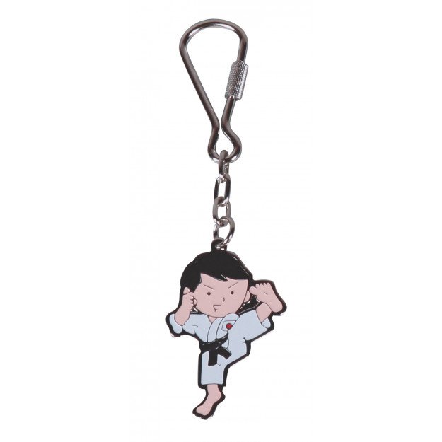 Porte-clés Arts Martiaux FUJIMAE - Coup de pied Karaté | Boutique des Arts Martiaux