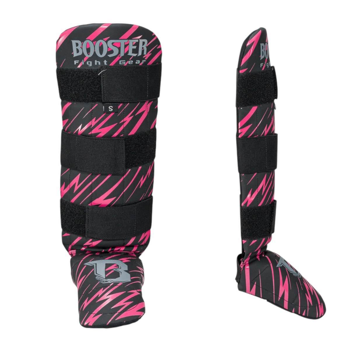 Protège-tibias enfant Booster Fight Gear Rose