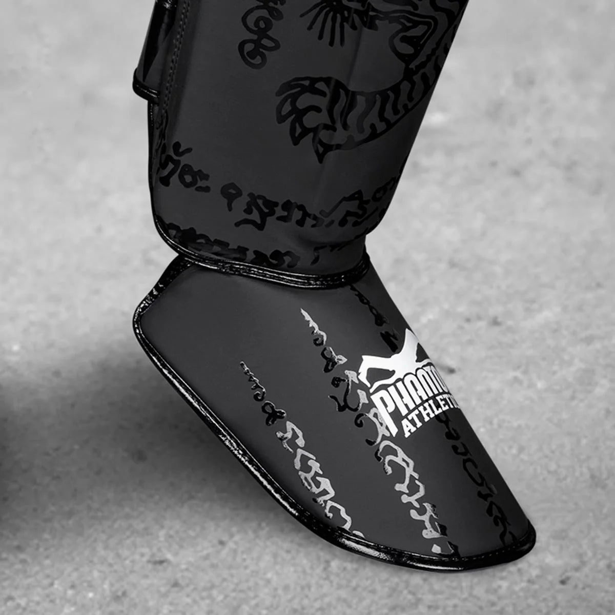 Protège-Tibias Muay Thaï - Phantom Athletics Noir