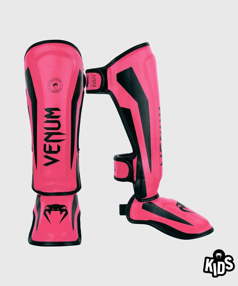 Protège-Tibias Enfant Venum Elite - Rose fluo (Neo)