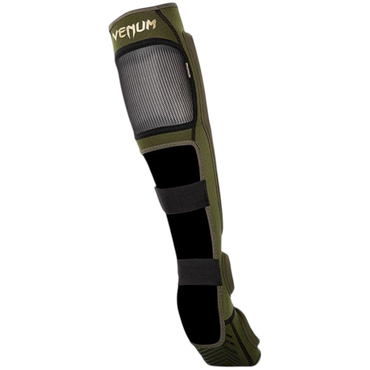 Protège-tibias Venum Kontact Evo – Kaki/Doré