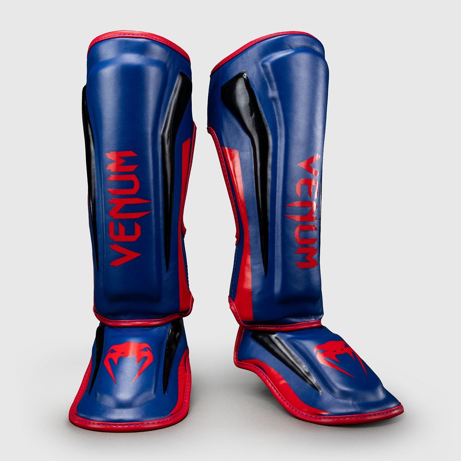 Protège-tibias Venum Elite Bleu/Rouge