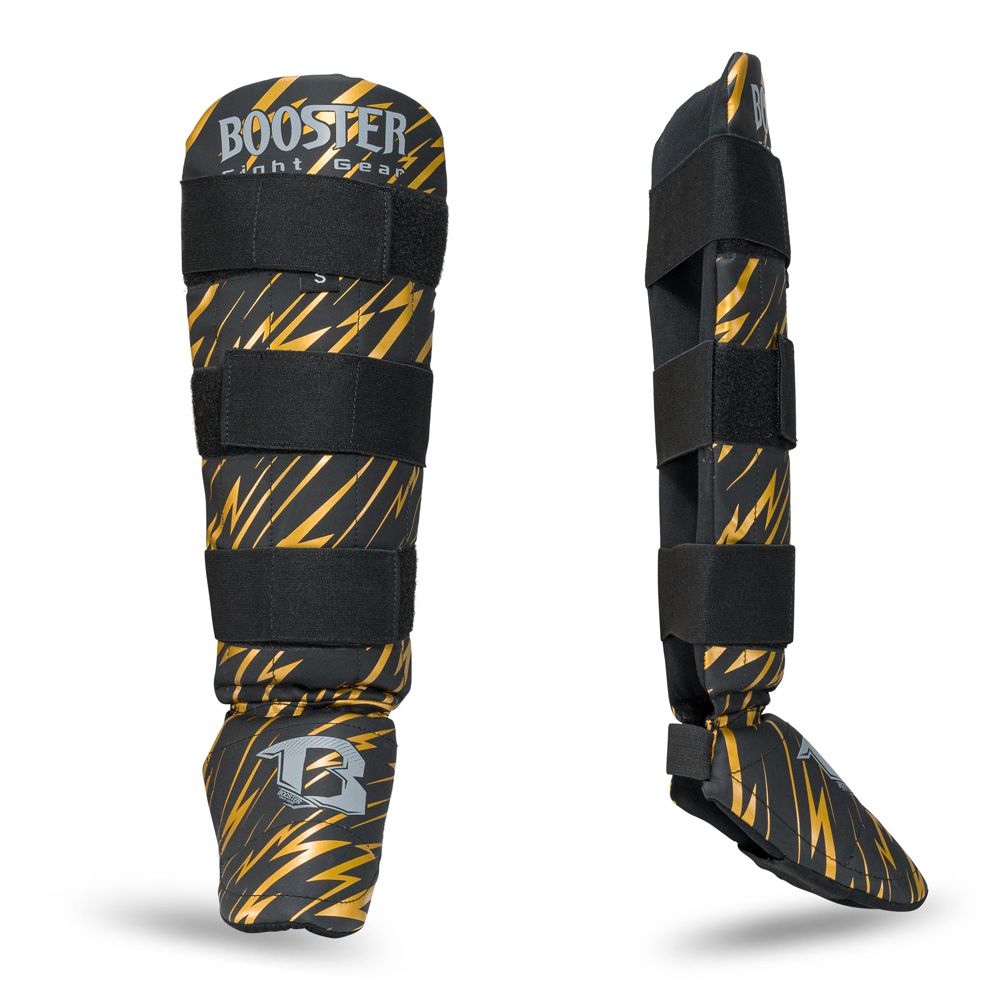 Protège Tibia-pieds Enfant Booster Fighting Gear Combat Serie 1 Jaune