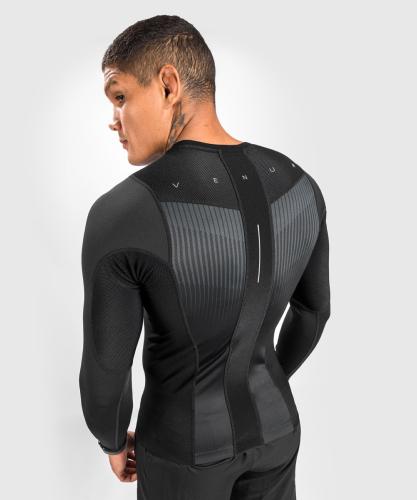 Rashguard Venum Biomecha Manches Longues - Noir/Gris Off