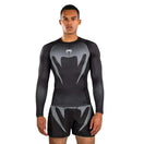Rashguard ML Venum No Gi Noir/Gris Argenté
