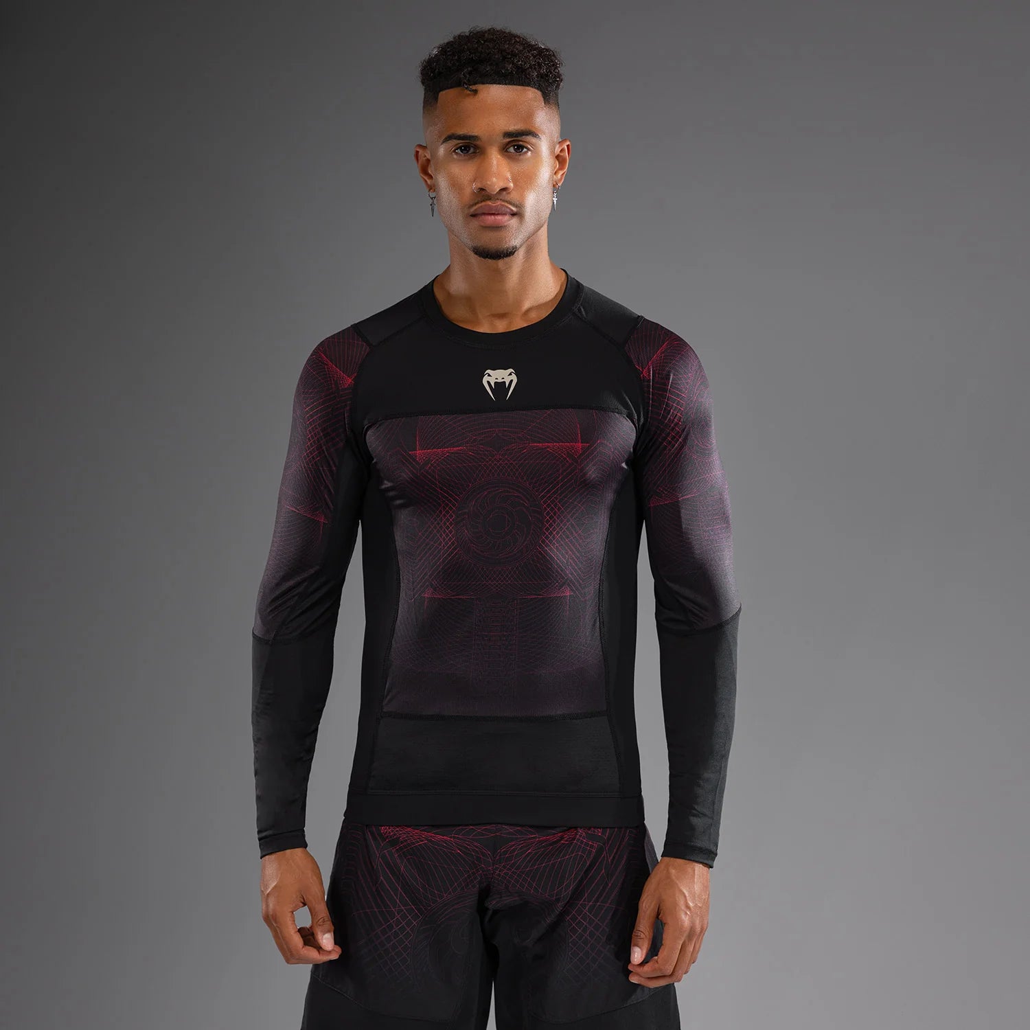 Rashguard Manches Longues Venum G-Fit Air - Noir/Rouge