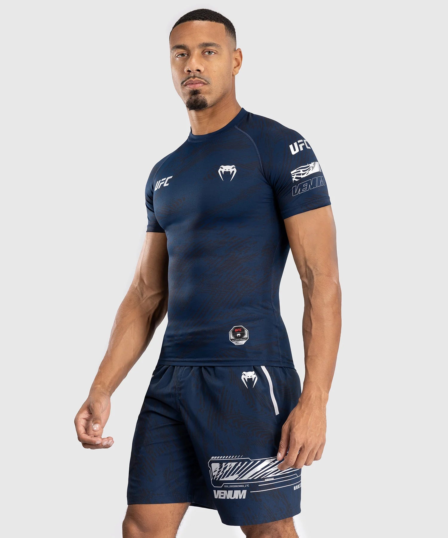 Rashguard Performance UFC Fusion by Venum Authentic Fight Week Bleu