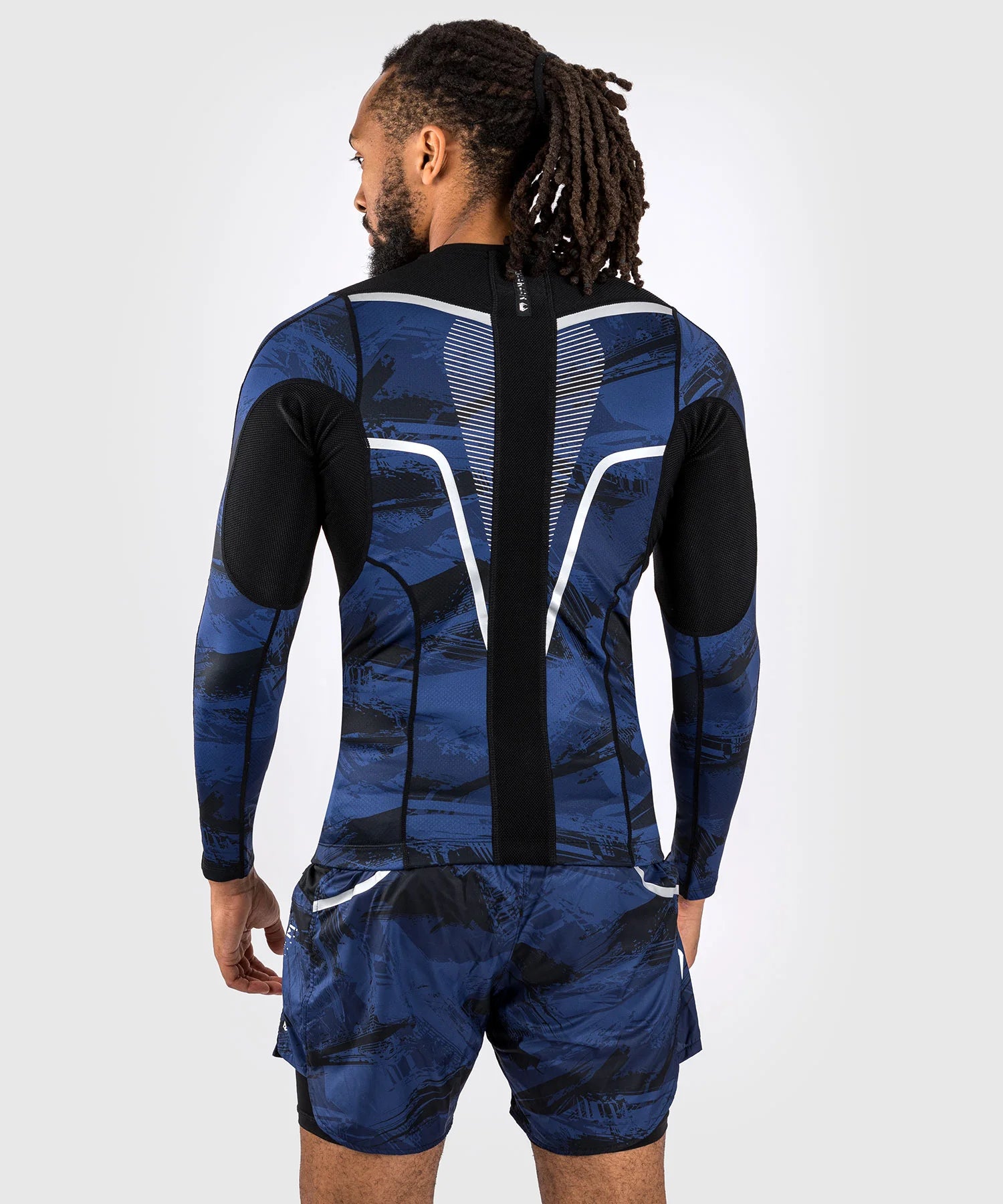 Rashguard Venum Manches Longues Electron 3.0 - Bleu Marine