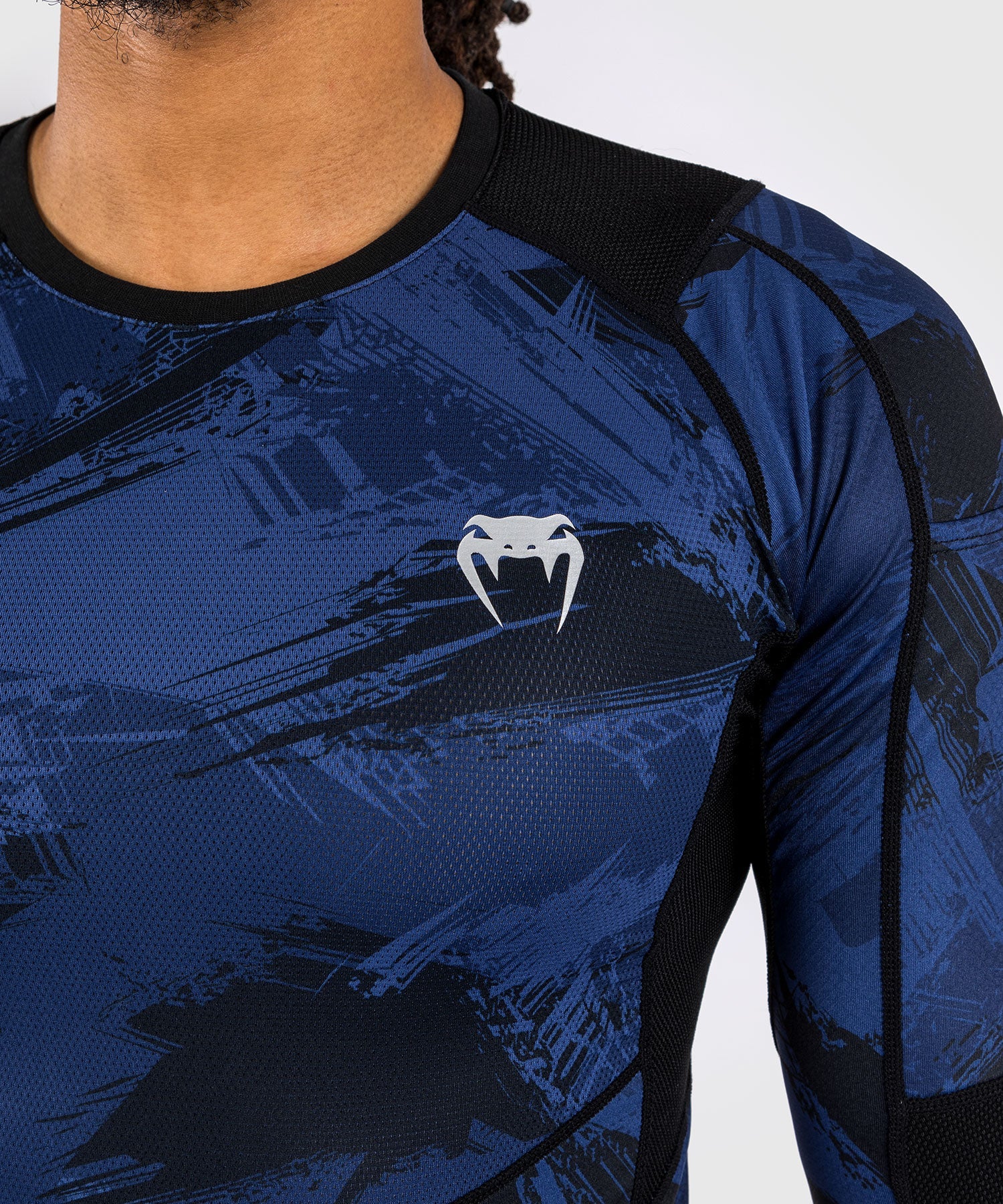 Rashguard Venum Manches Longues Electron 3.0 - Bleu Marine