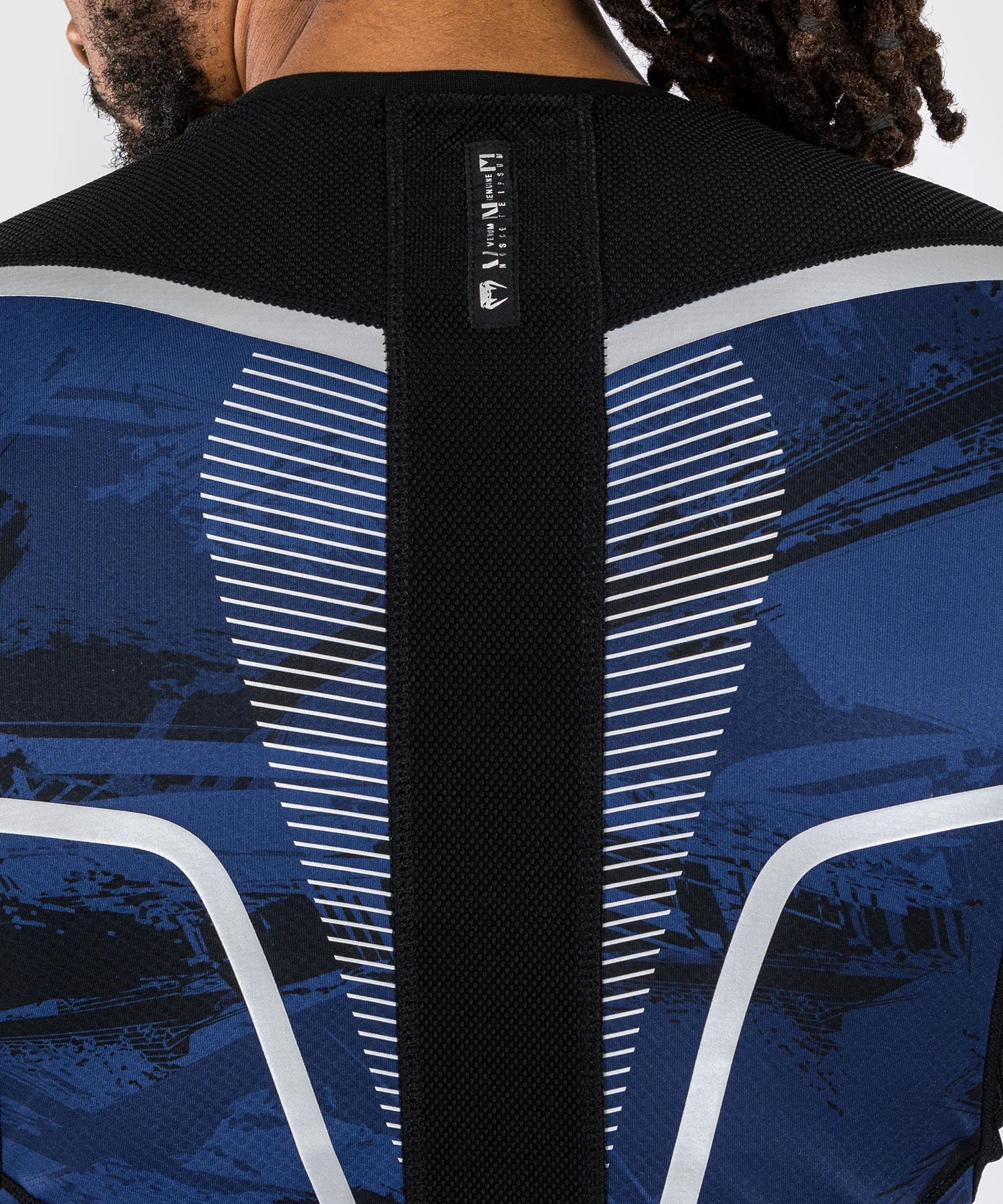 Rashguard Venum Manches Longues Electron 3.0 - Bleu Marine