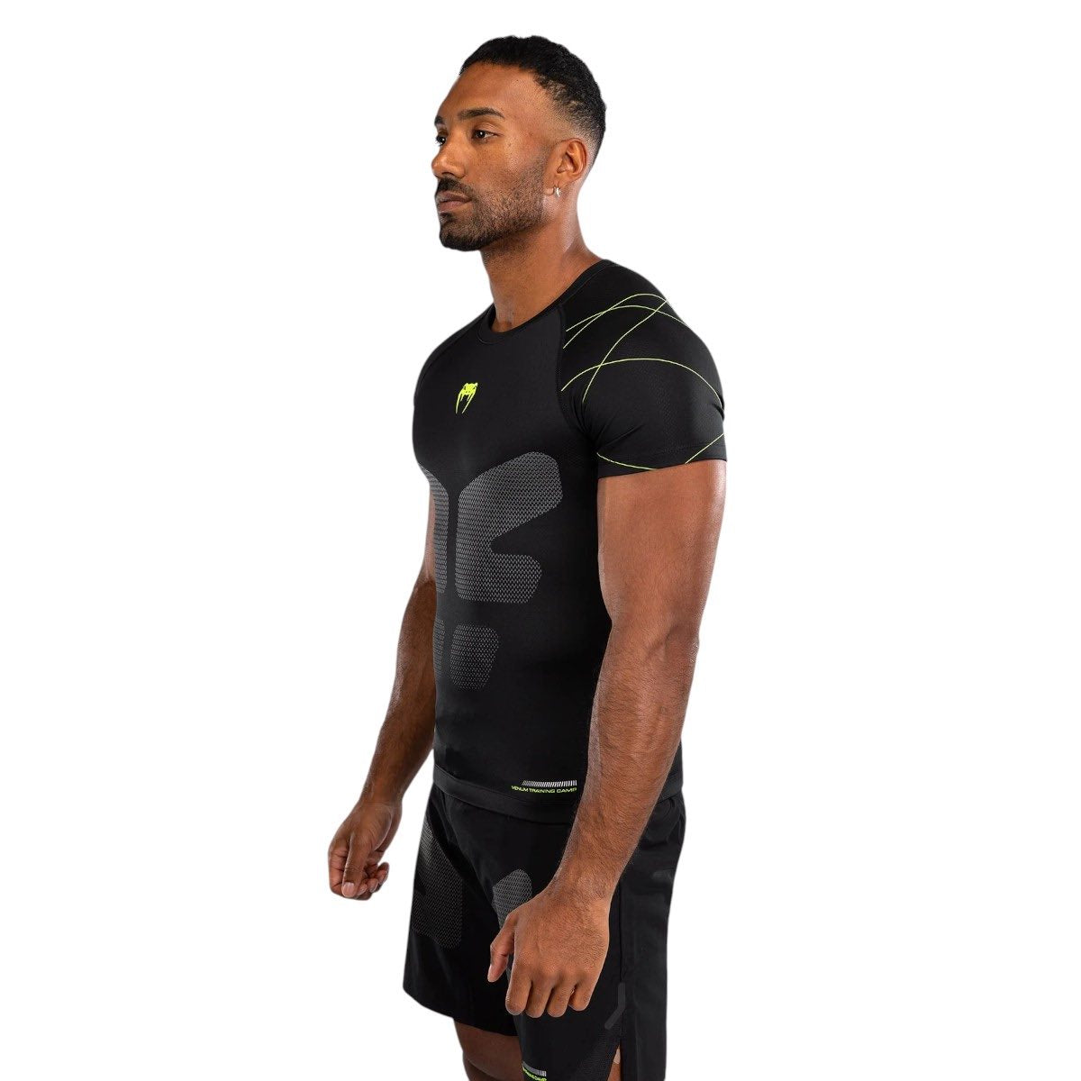Rashguard Venum Training Camp 4.0 - Noir/Vert Néon | MMA | Boutique des Arts Martiaux