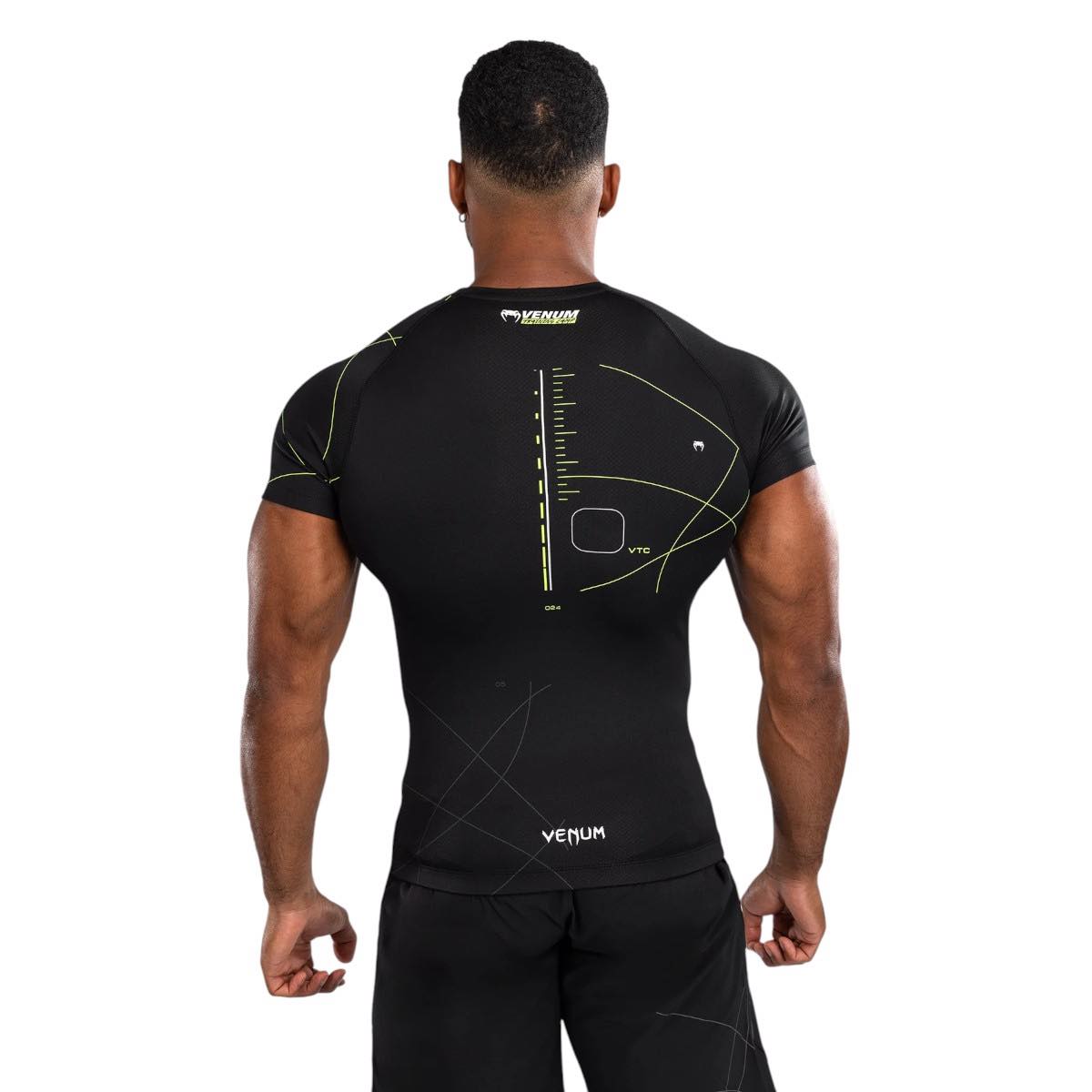 Rashguard Venum Training Camp 4.0 - Noir/Vert Néon | MMA & BJJ | Boutique des Arts Martiaux