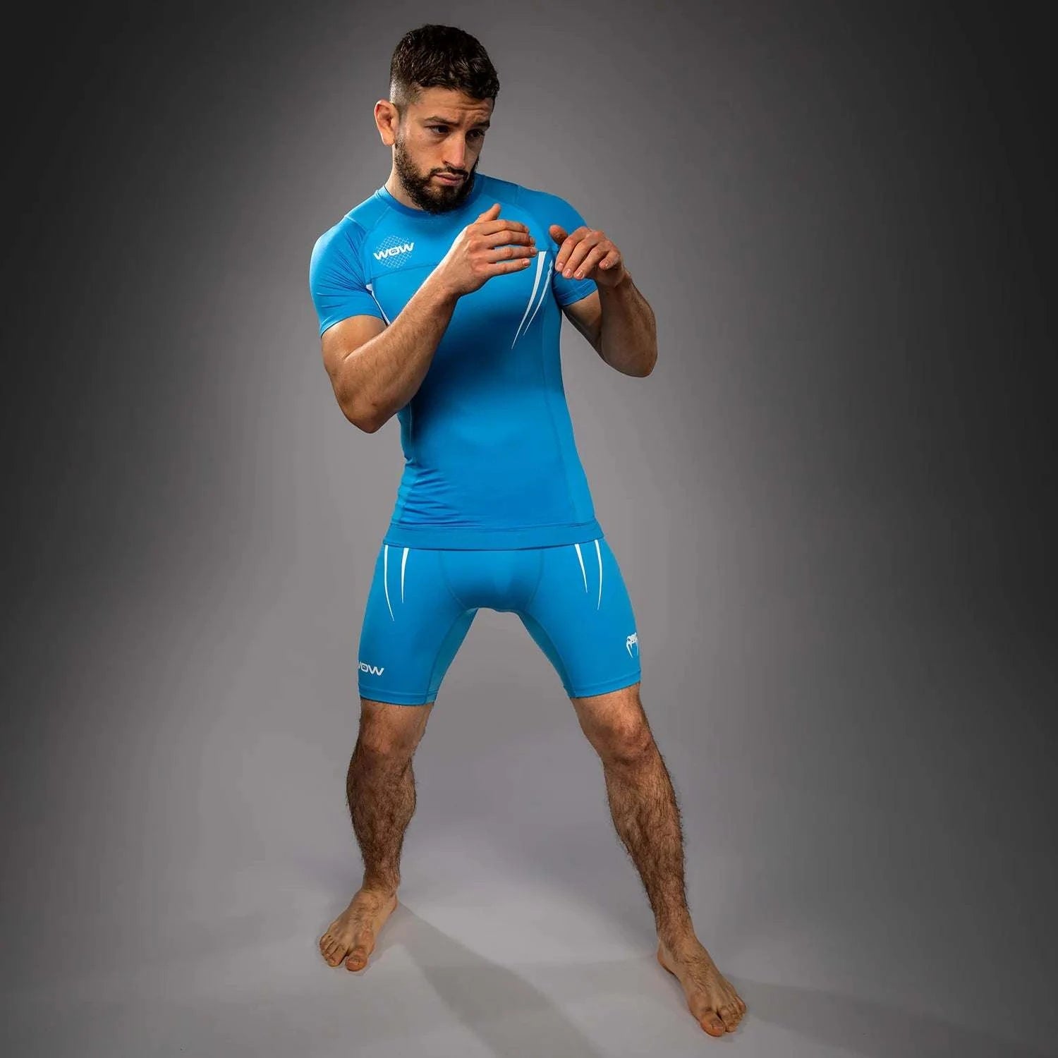Rashguard Venum X WOW FC Bleu