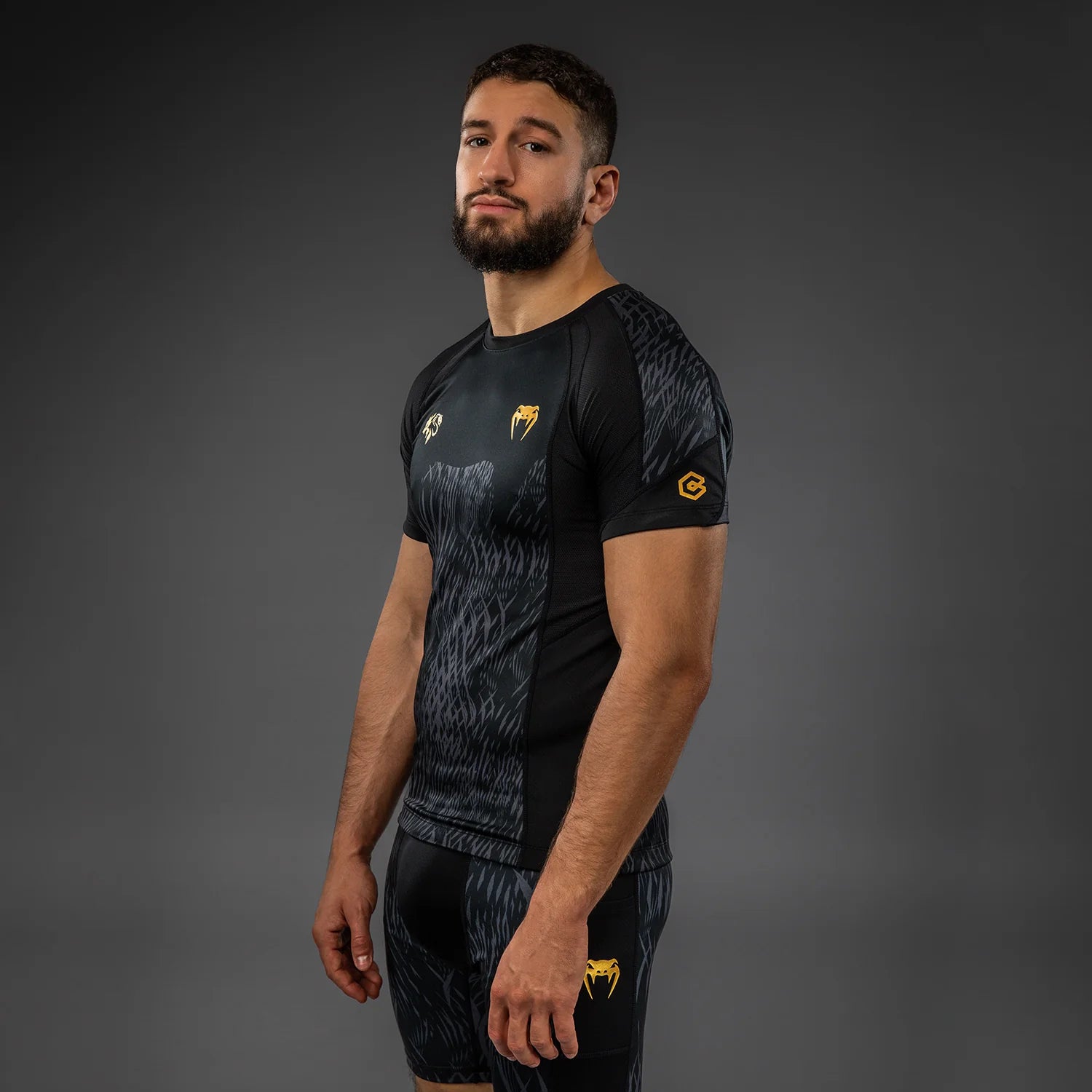 Rashguard Venum x Chimaev Wild Borz – Noir/Gris