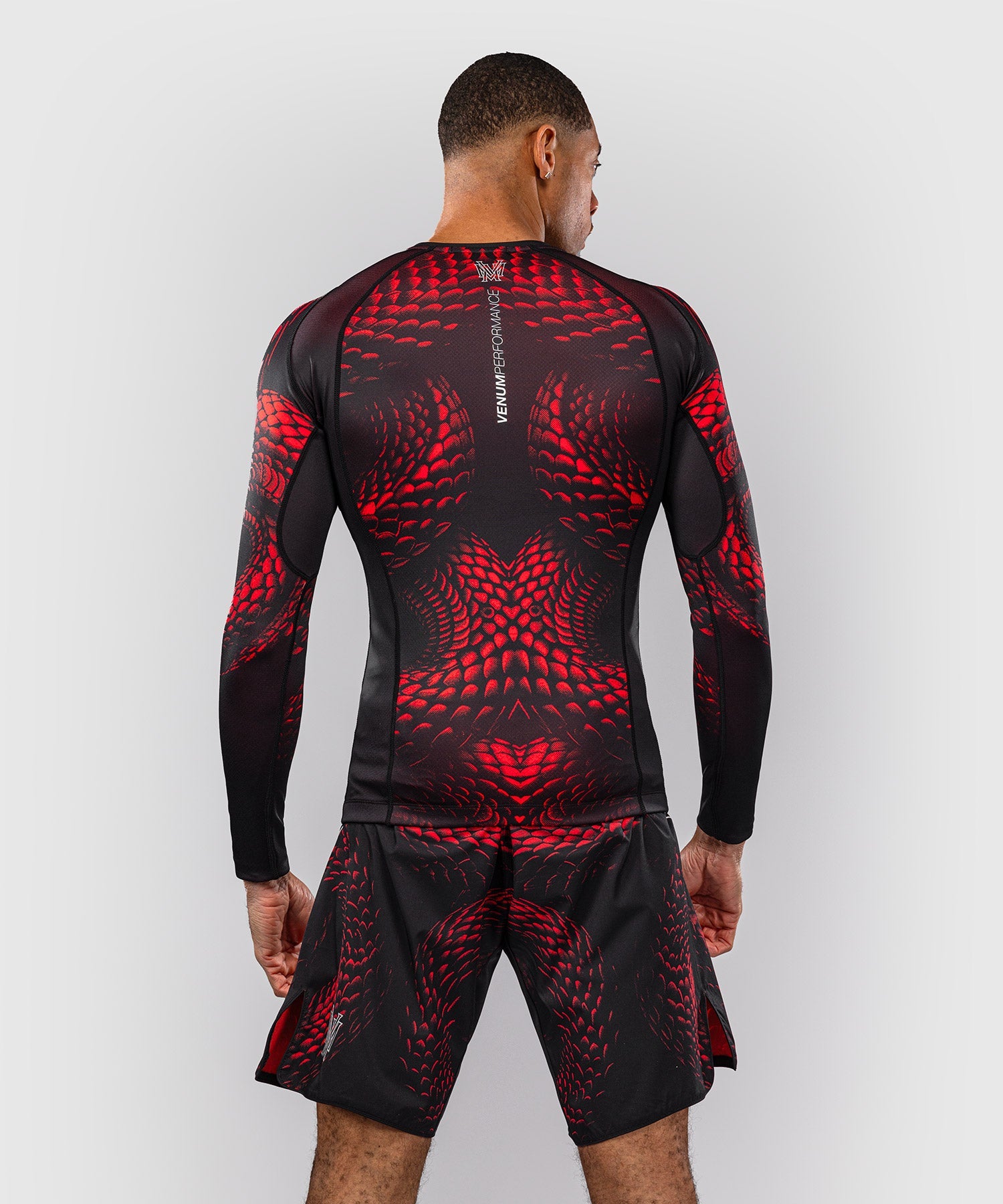 Rashguard Manches Longues Venum Matupa - Noir/Rouge/Argent