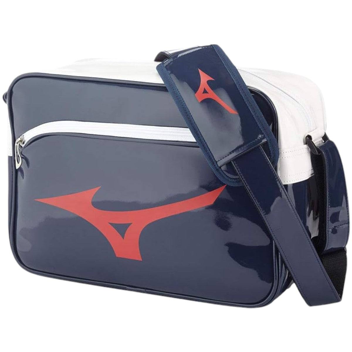 Sac de sport Mizuno Vintage Enamel Small Bleu/Blanc/Rouge