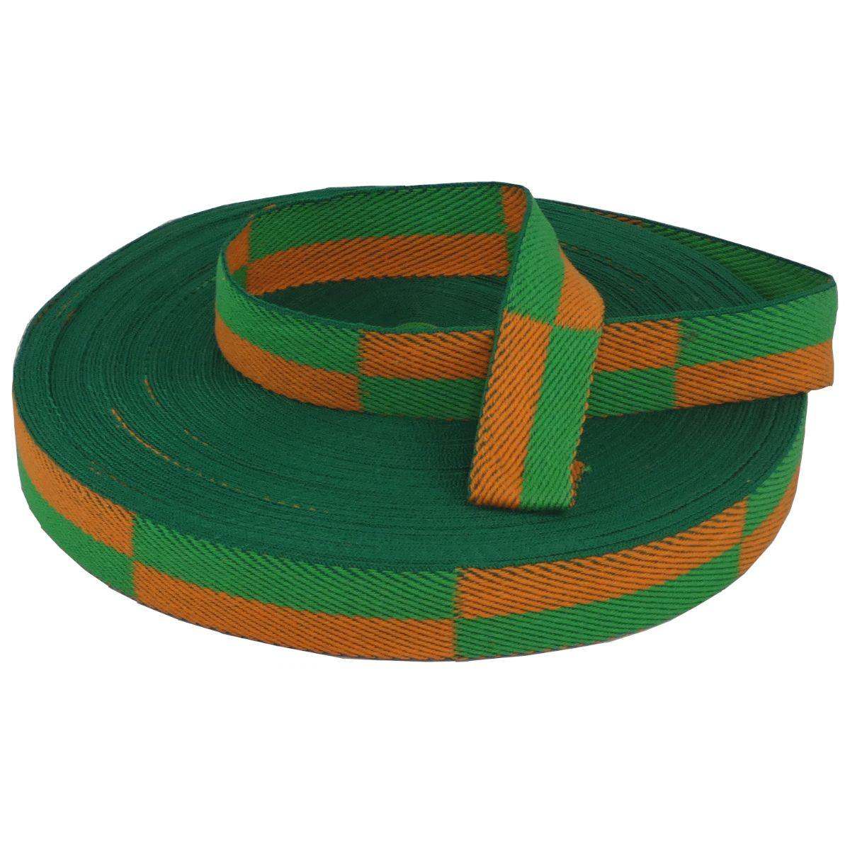 Ceinture karaté orange verte sale