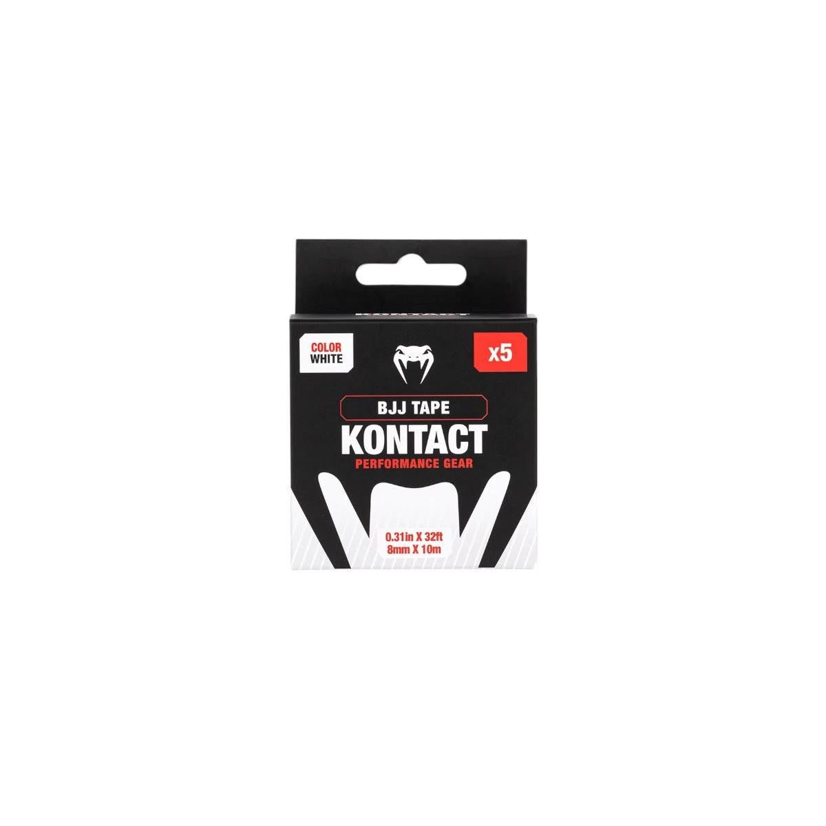 Rouleaux de Strap doigt JJB Venum Kontact - Blanc/Noir (lot de 05)