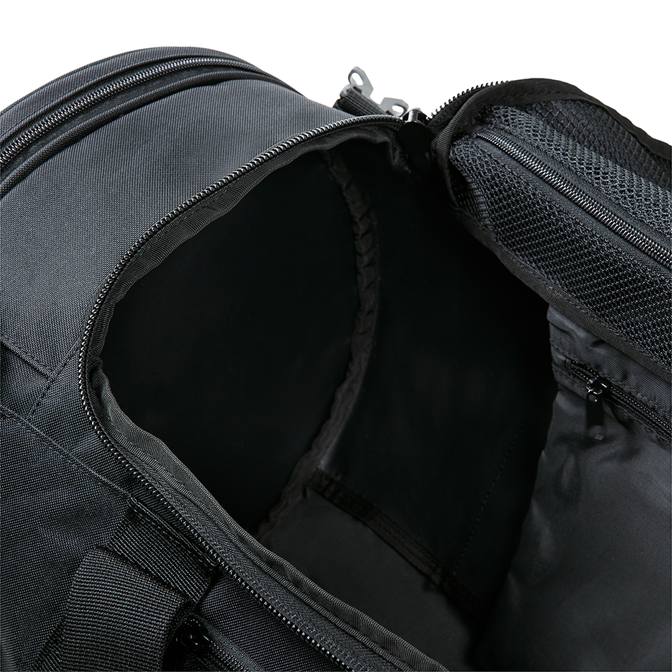 Marquage Judo en caractères japonais du sac Mizuno Multiway noir rouge
