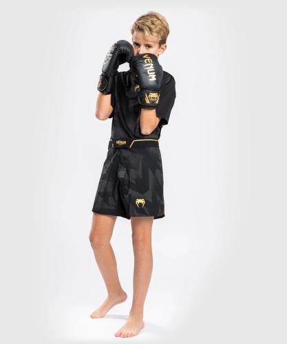 Short de MMA Venum Razor - Pour Enfants - Noir/Or - Boutique des Arts Martiaux et Sports de Combat