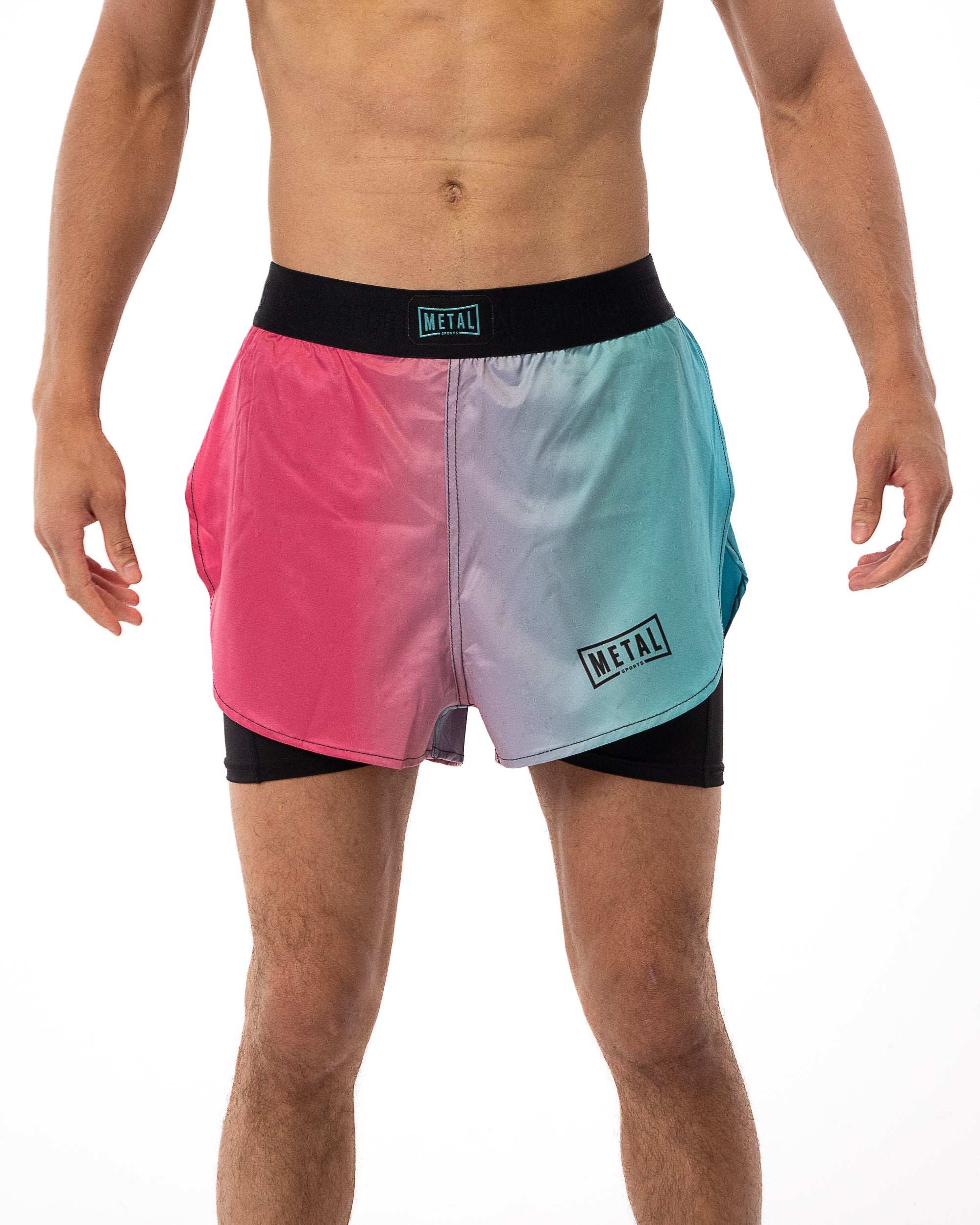 Short MMA  2 en 1 -  Metal Boxe Miami Vice